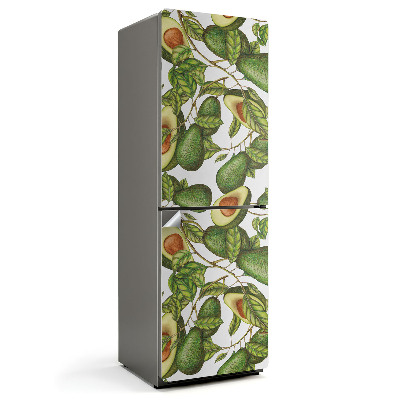 Folie pentru frigider Model cu avocado și frunze