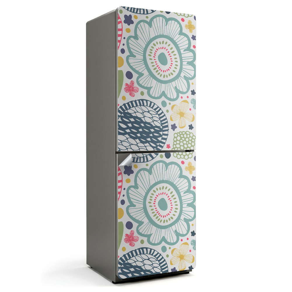 Folie frigider Modele florale și geometrice