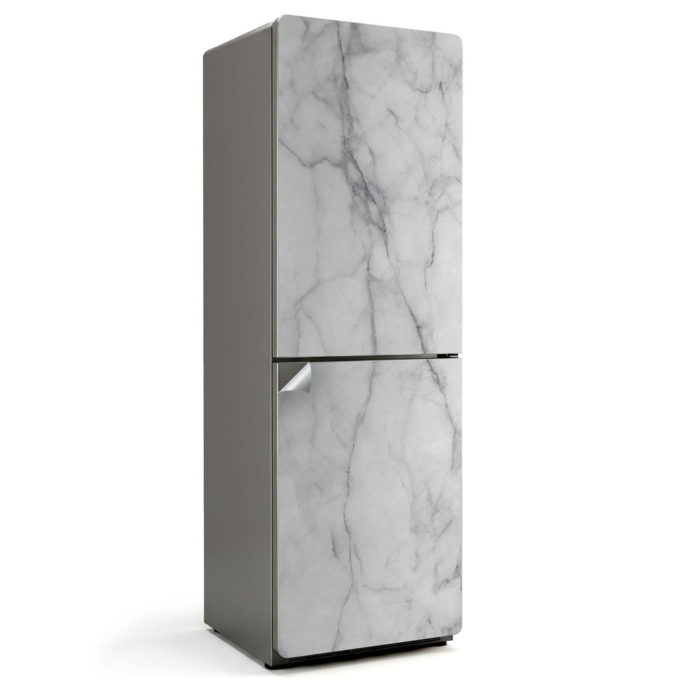 Autocolant pentru frigider Model de marmură cu vene