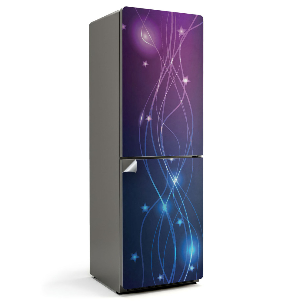 Folie frigider Linii delicate cu stele