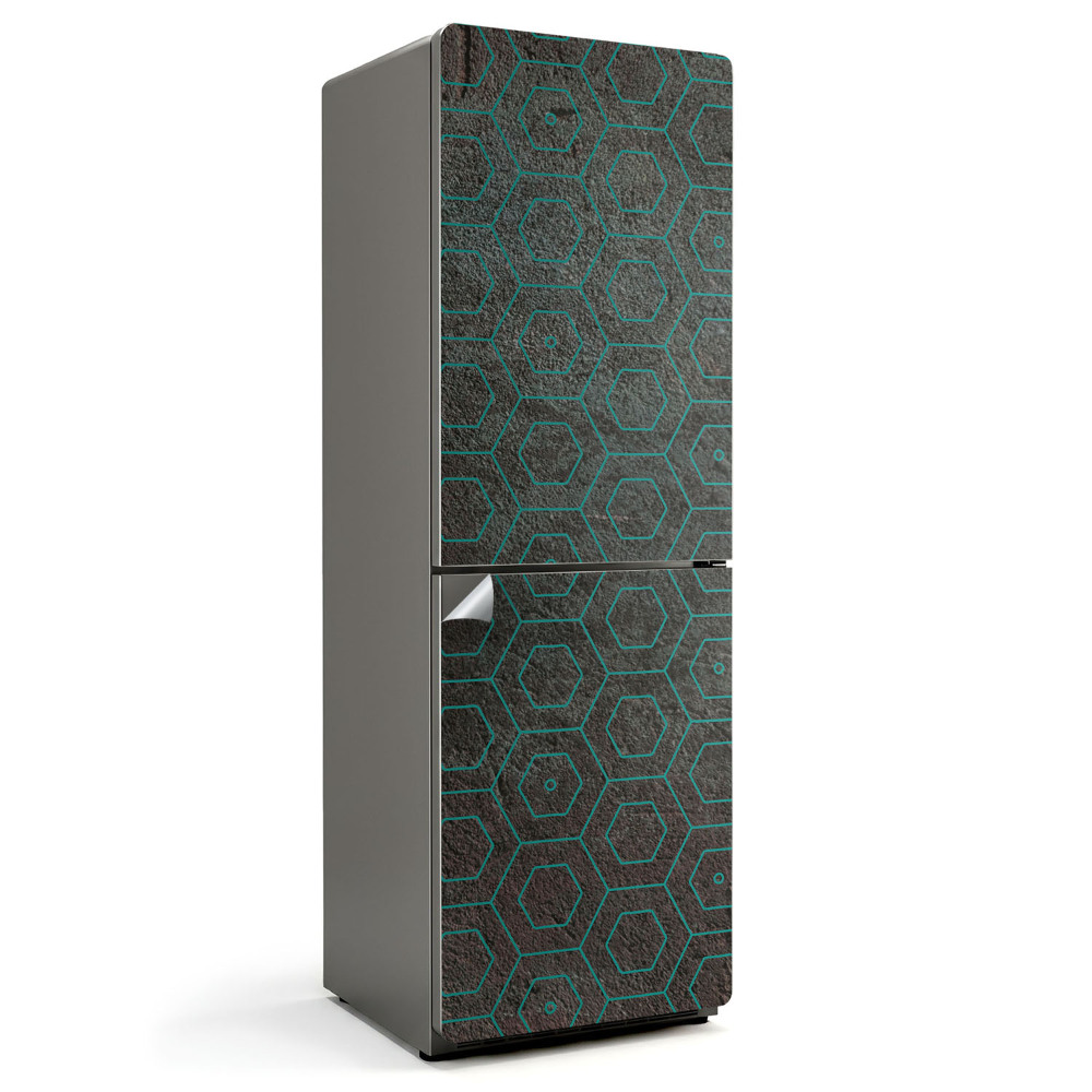 Folie frigider Model hexagonal delicat