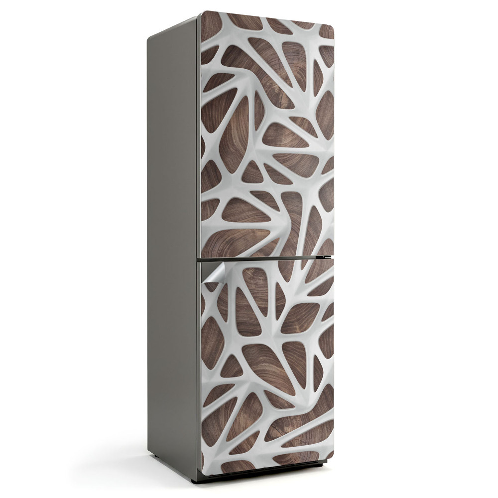 Autocolant pentru frigider Model abstract ajurat