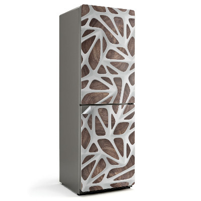 Autocolant pentru frigider Model abstract ajurat
