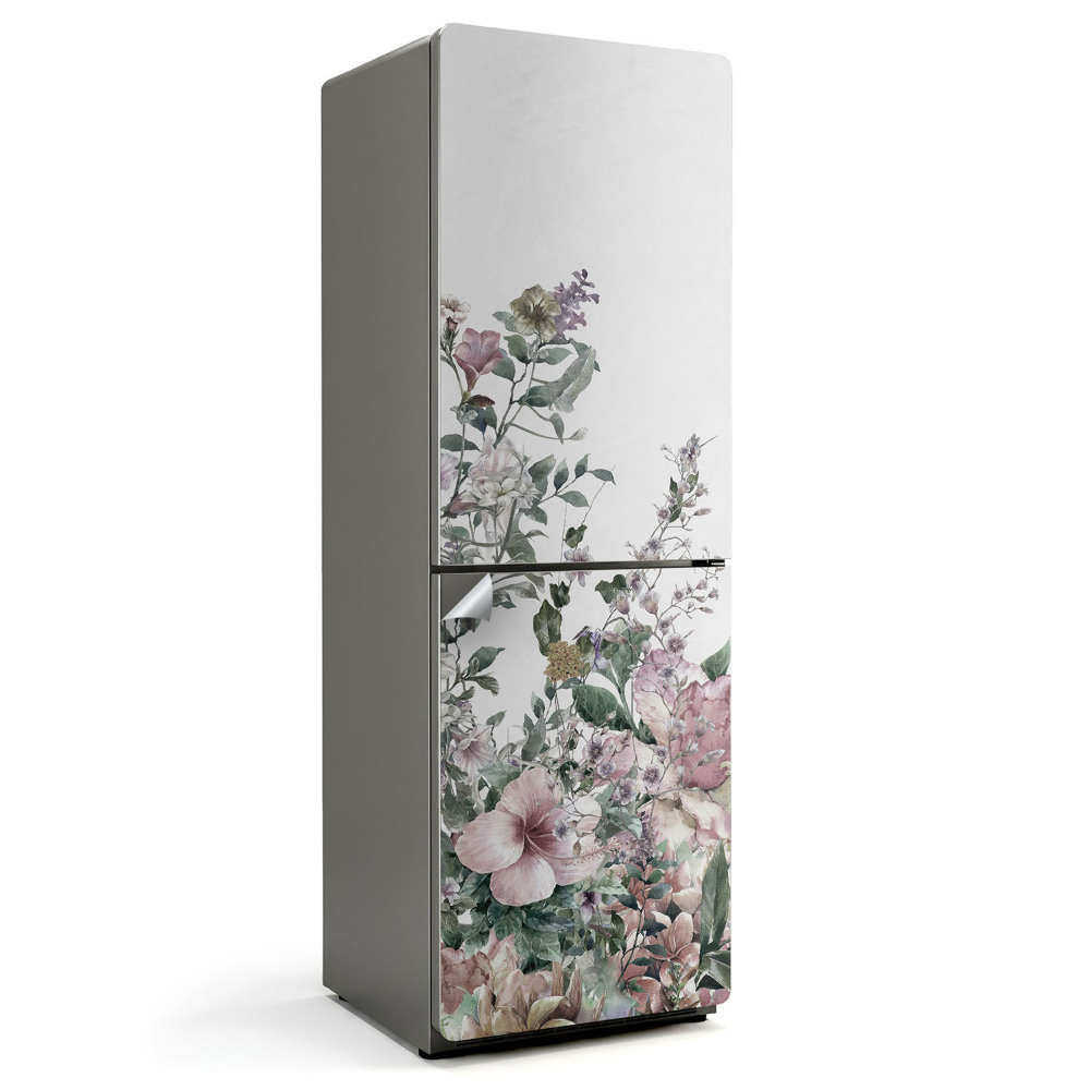 Autocolant pentru frigider Model floral în natură