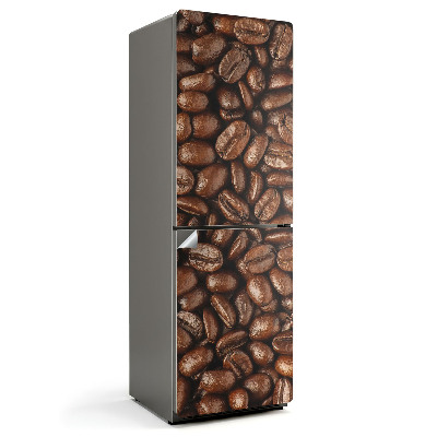 Autocolant pentru frigider Prim-plan al boabelor de cafea