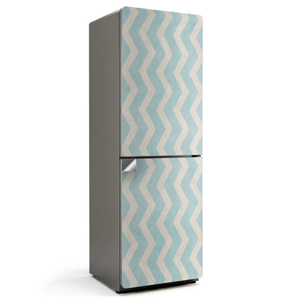 Folie pentru frigider Zigzaguri pe fundalul texturii