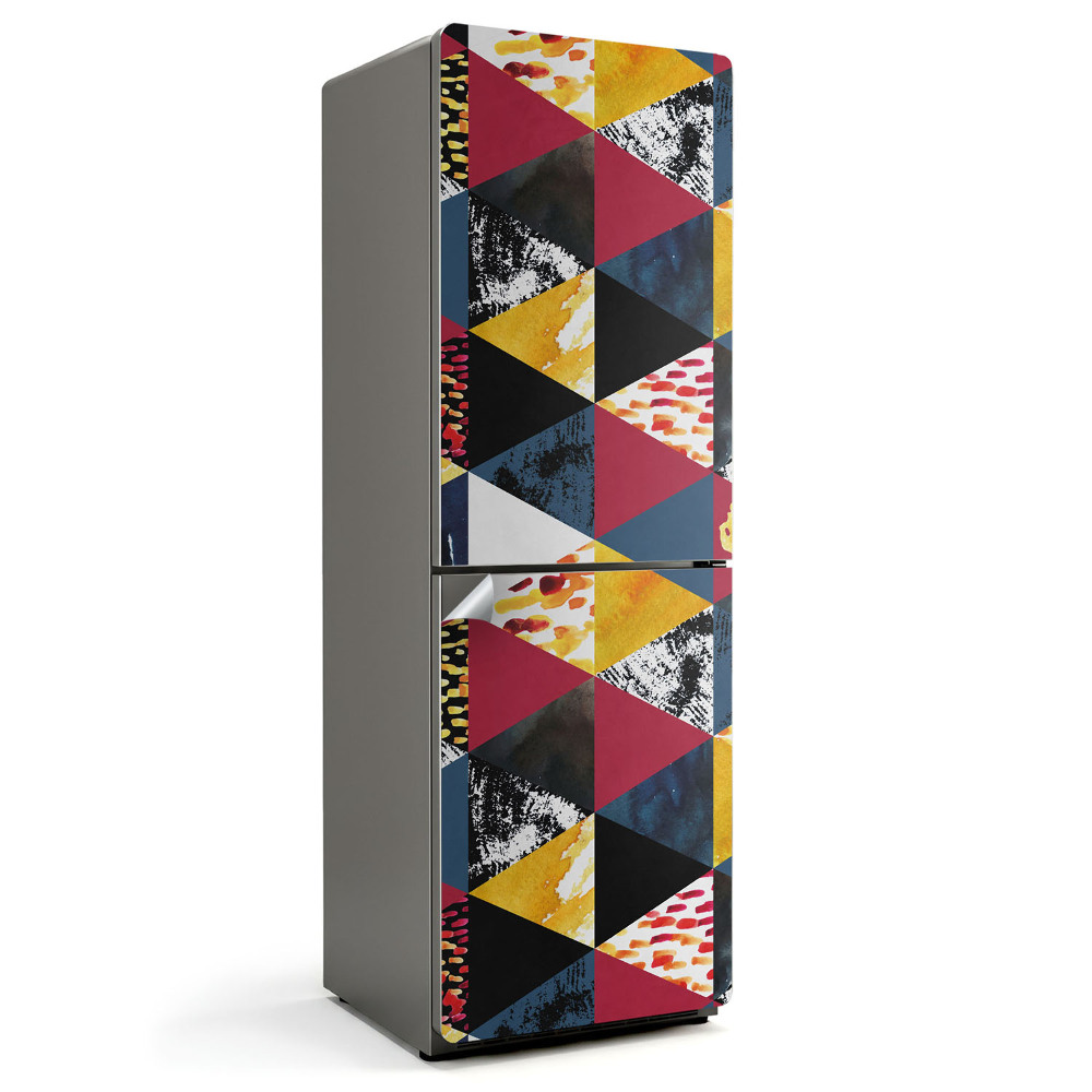 Folie pentru frigider Model geometric abstract
