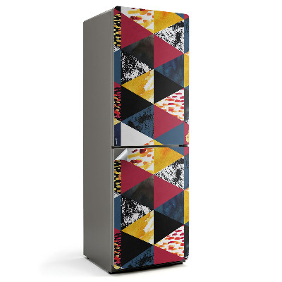 Folie pentru frigider Model geometric abstract