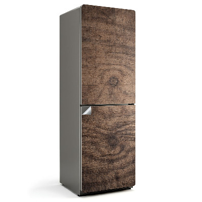 Folie pentru frigider Textură lemn cu fibre
