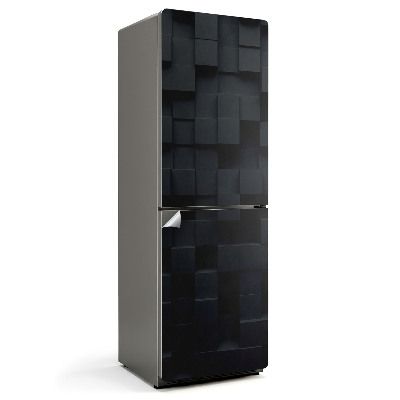 Folie pentru frigider Sistem de cuburi 3D