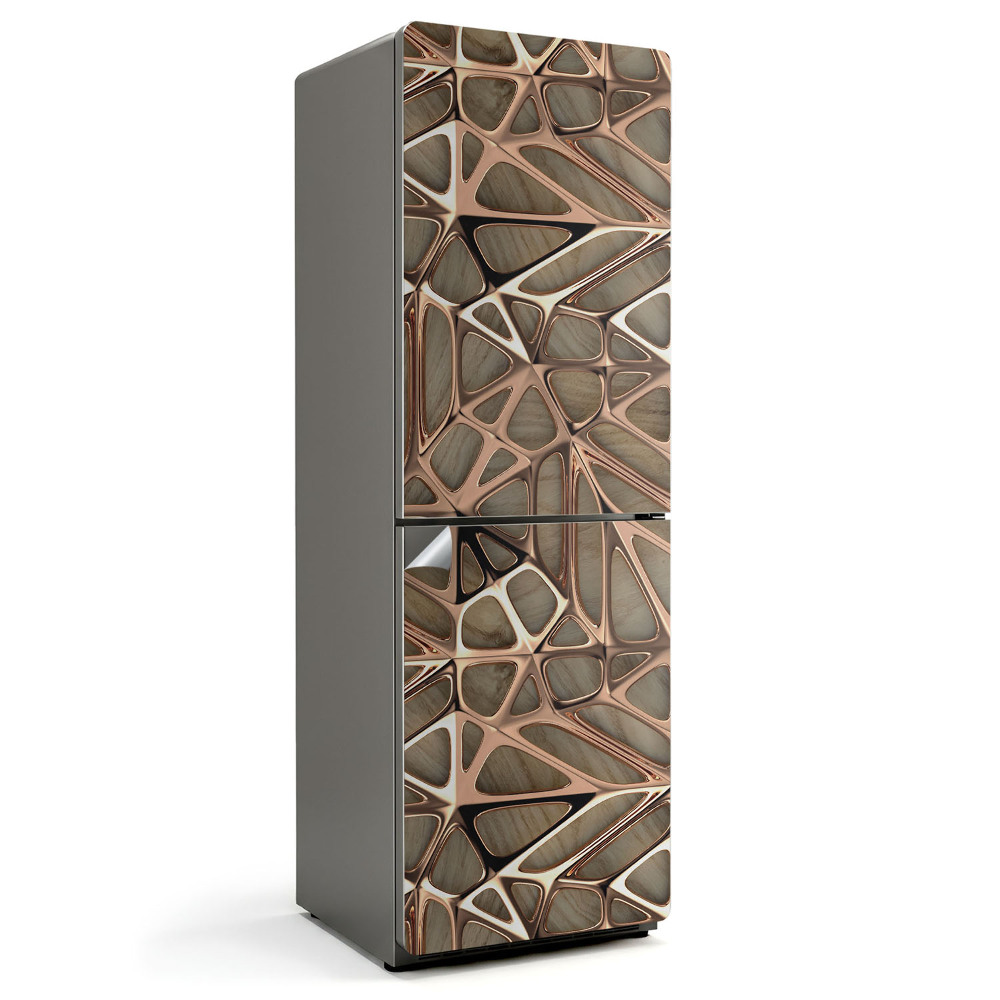 Autocolant pentru frigider Model abstract ajurat