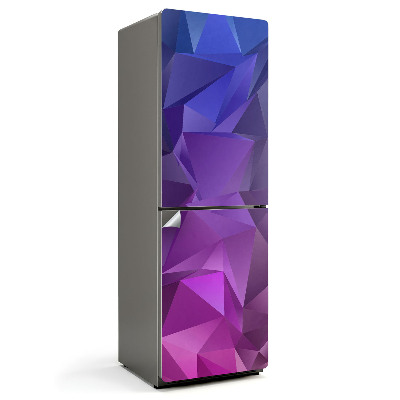 Autocolant pentru frigider Model poligonal abstract