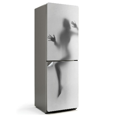 Folie frigider O siluetă cețoasă în mișcare