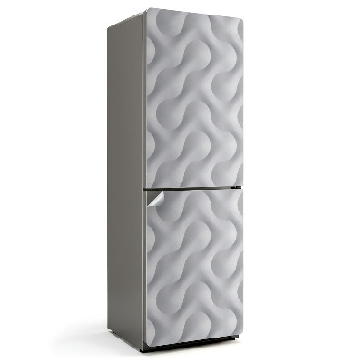 Folie frigider Valuri într-un model delicat