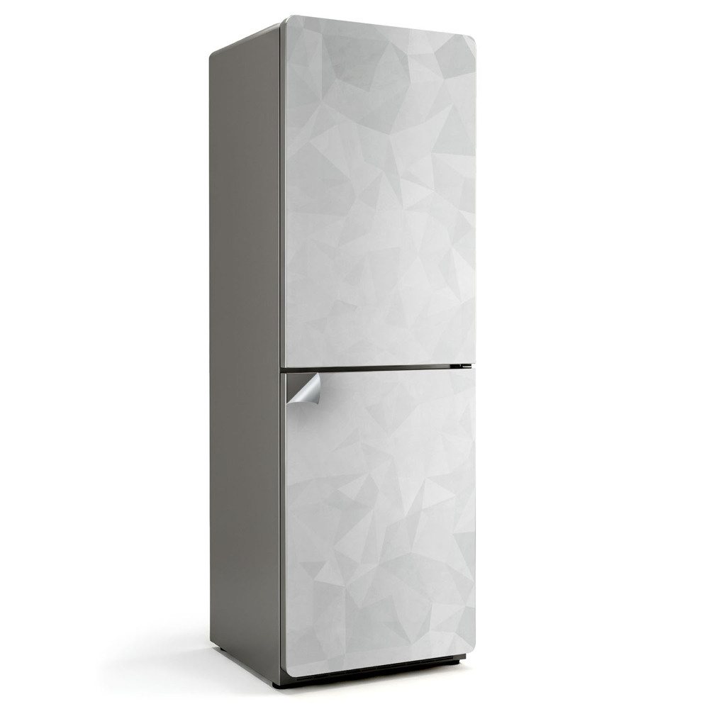 Autocolant pentru frigider Model poligonal abstract