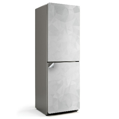 Autocolant pentru frigider Model poligonal abstract