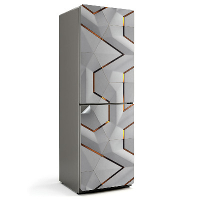 Folie frigider Model 3D abstract