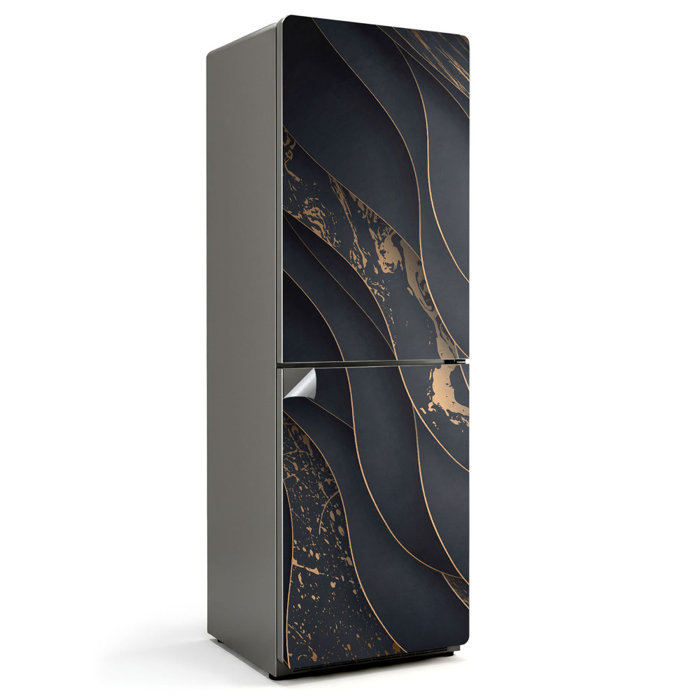 Folie pentru frigider Valuri cu un accent delicat