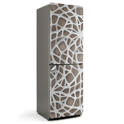 Autocolant pentru frigider Model abstract de rețea