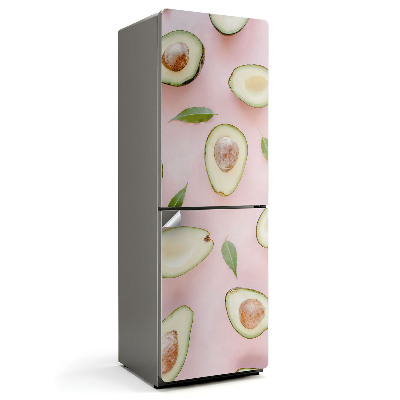 Folie frigider Model cu avocado și frunze