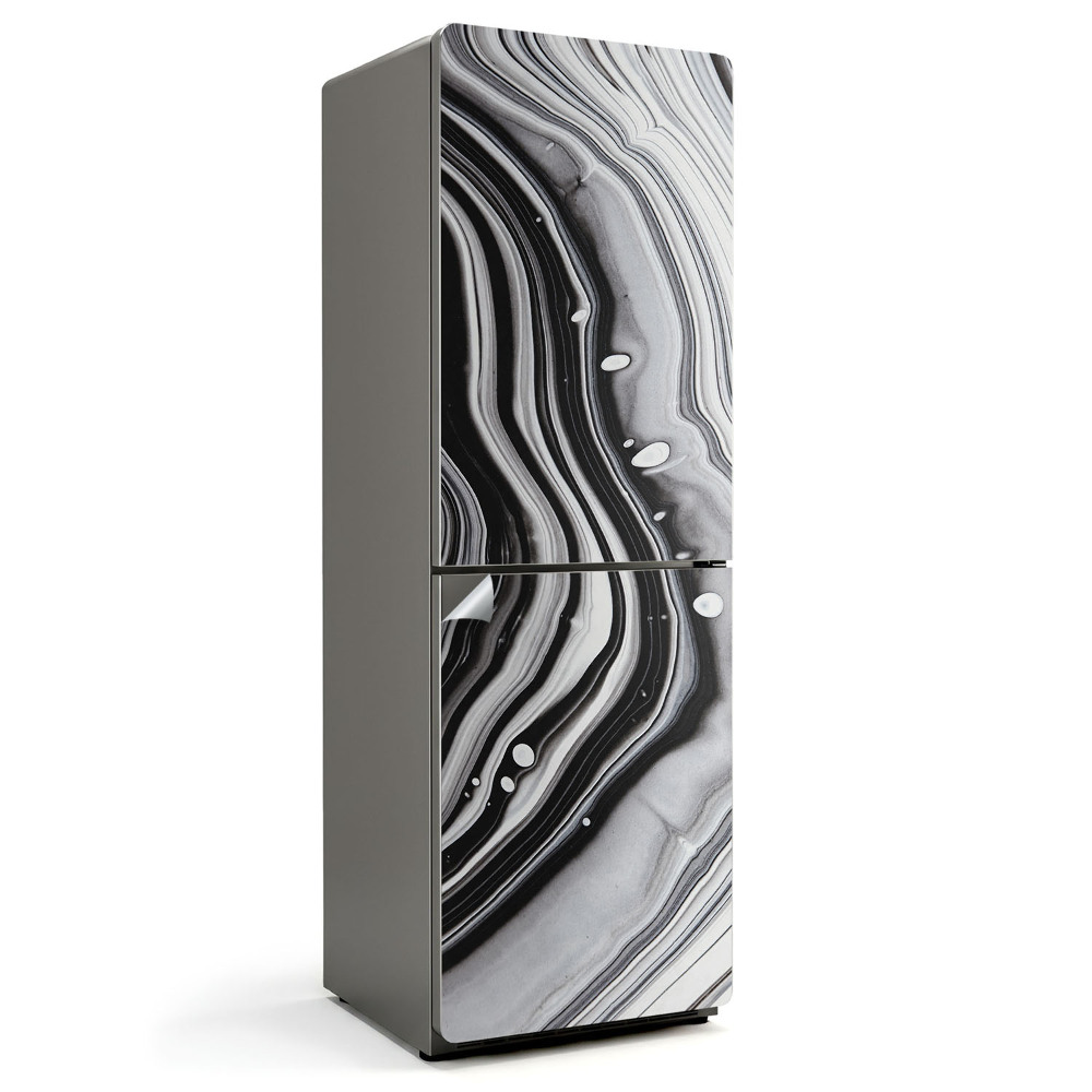 Autocolant pentru frigider Model fluid abstract