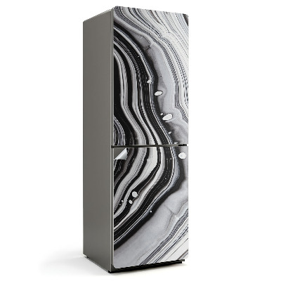 Autocolant pentru frigider Model fluid abstract