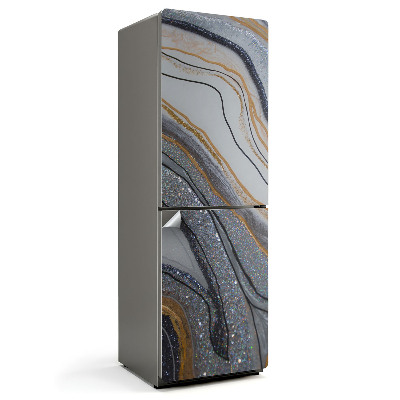 Folie pentru frigider Valuri și linii abstracte