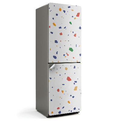Folie pentru frigider Model abstract de terrazzo