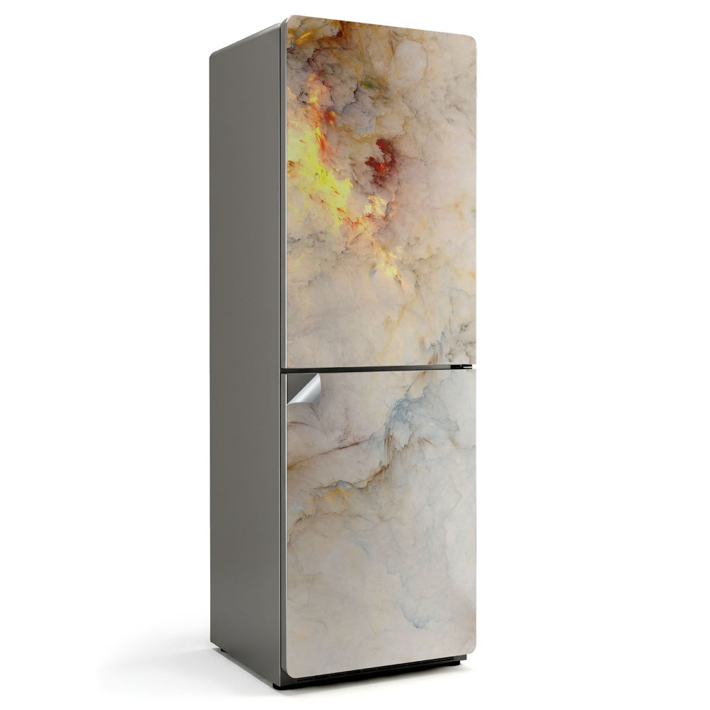Autocolant pentru frigider Model abstract de marmură