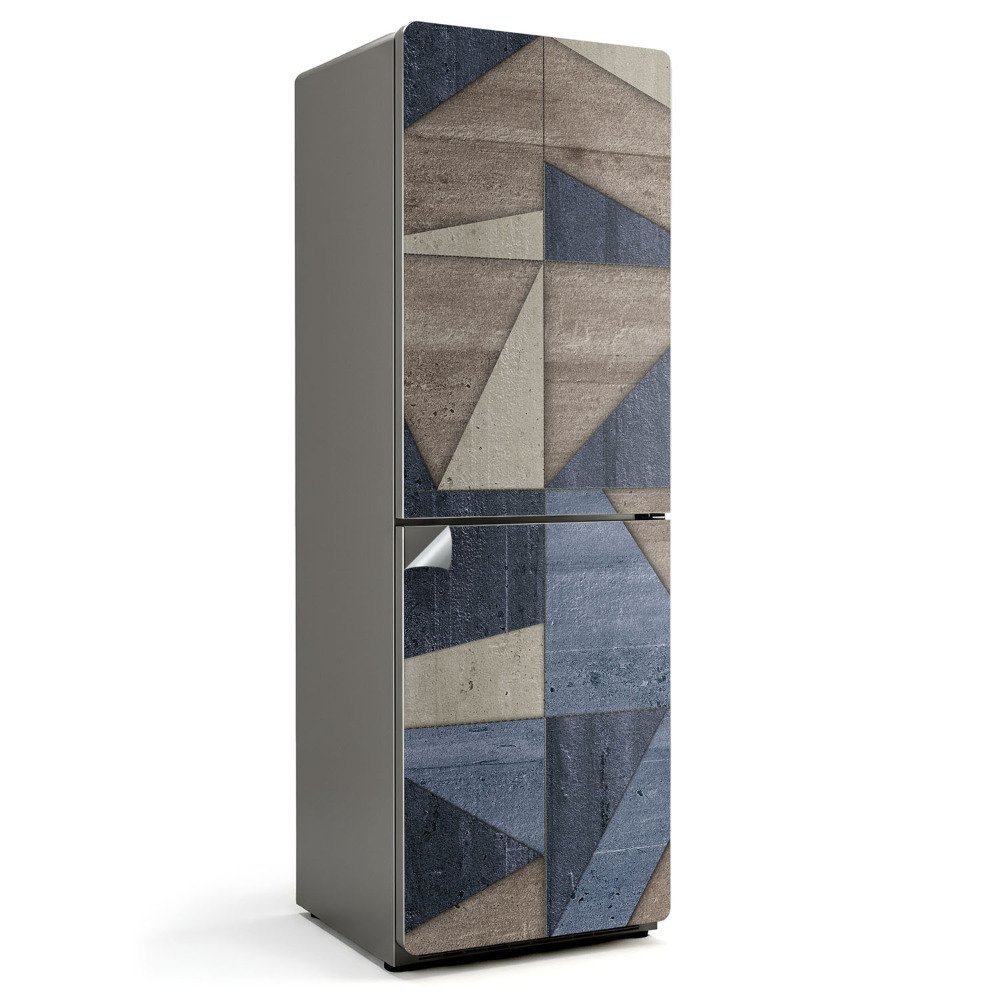 Folie pentru frigider Geometrie într-un stil modern