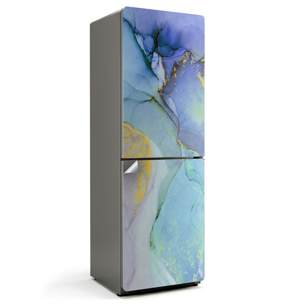 Autocolant pentru frigider Model fluid abstract