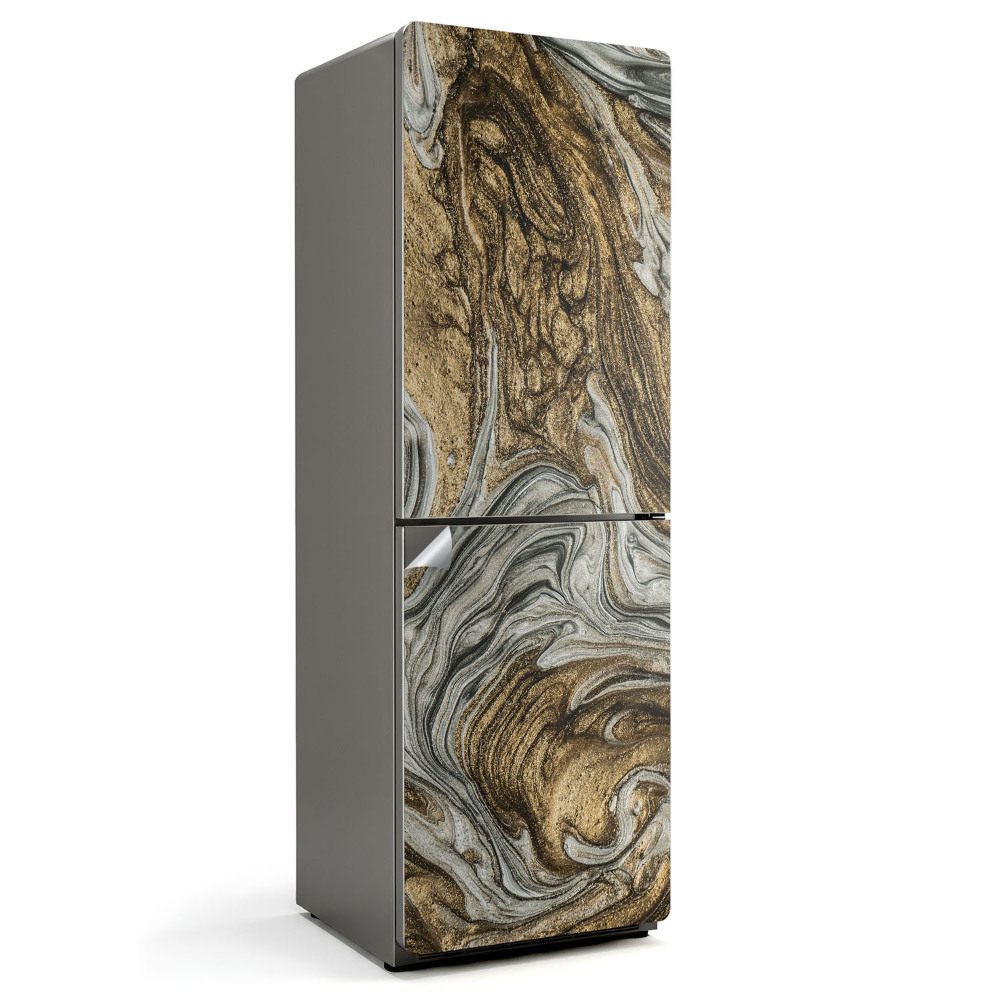 Folie pentru frigider Unde lichide abstracte