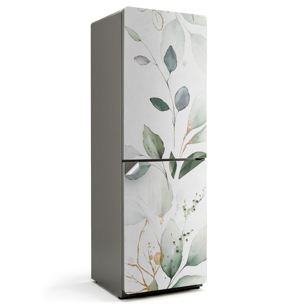 Folie pentru frigider Frunze și crenguțe delicate