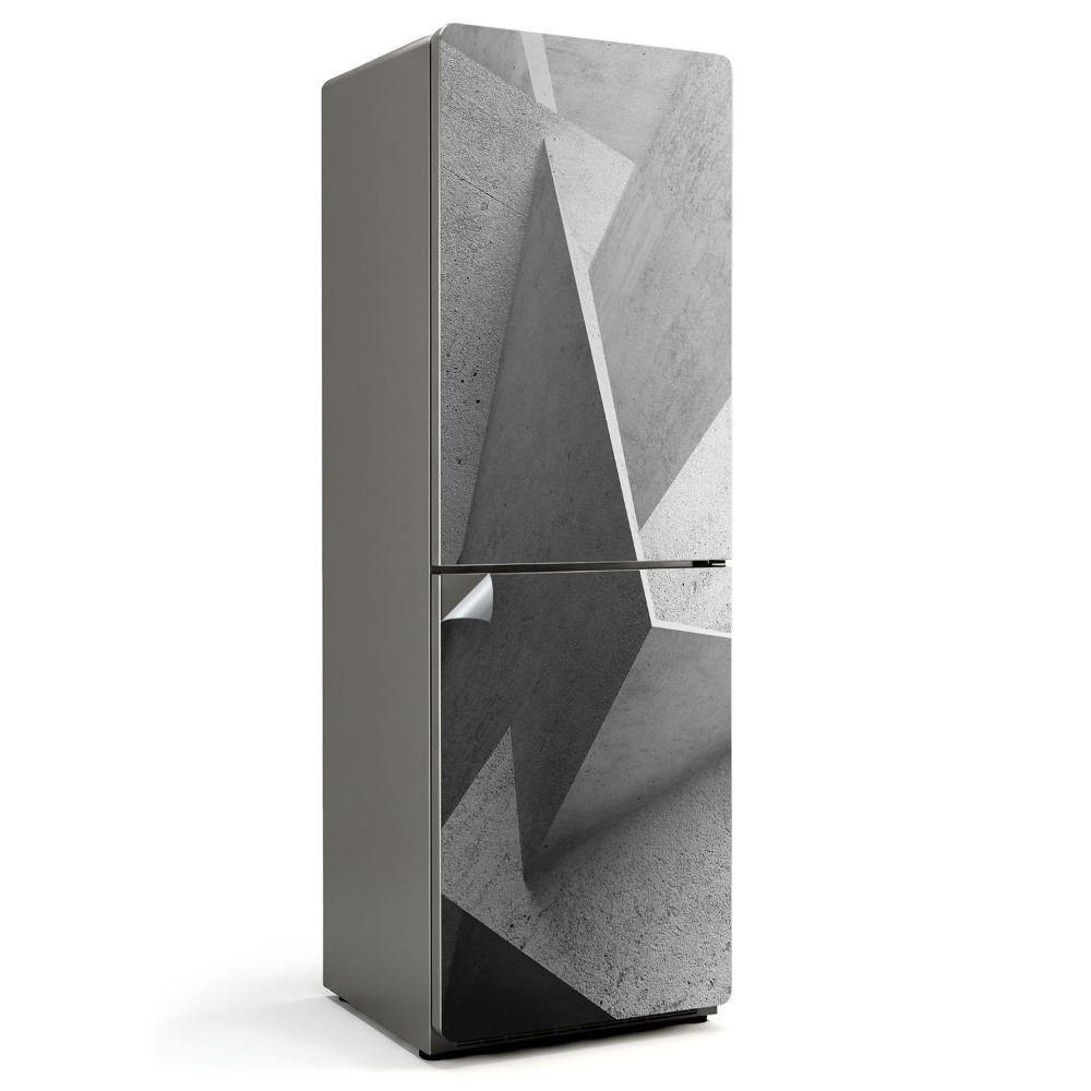 Folie pentru frigider Geometrie 3D abstractă