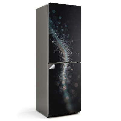 Folie pentru frigider Model abstract cu bule