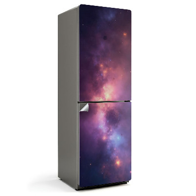 Autocolant pentru frigider Peisaj galactic cosmic