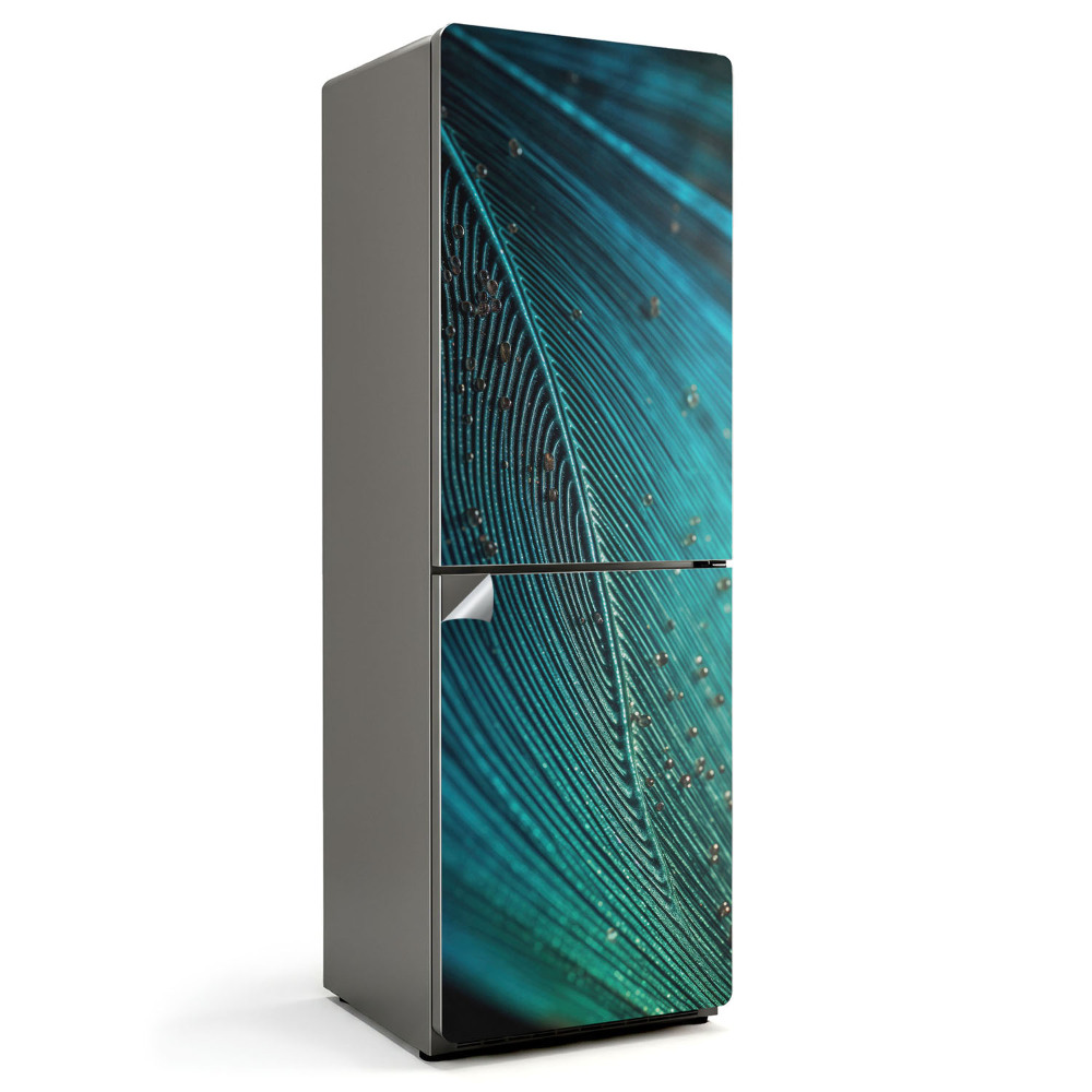 Folie pentru frigider Model complex de pene