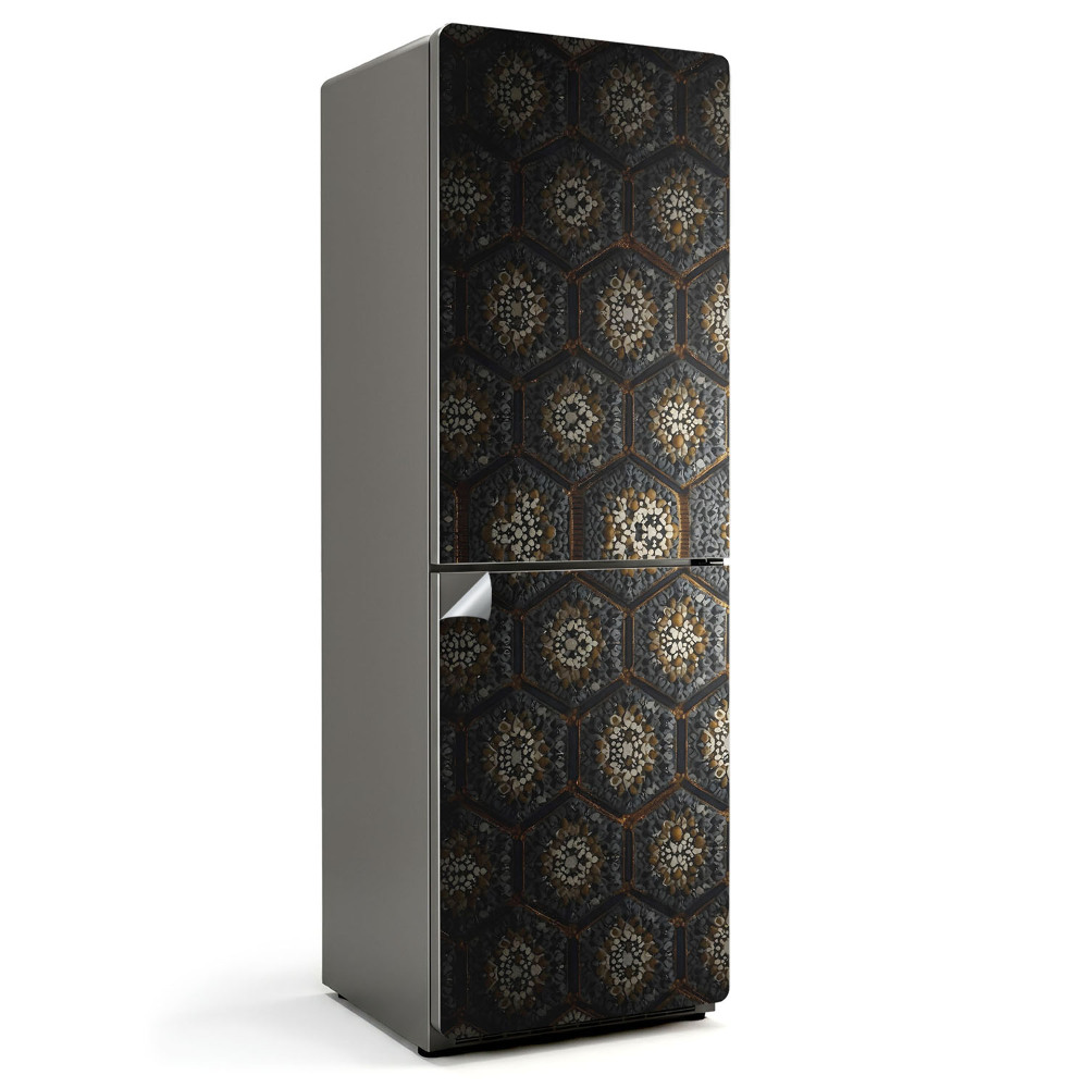 Folie frigider Model hexagonal cu detalii