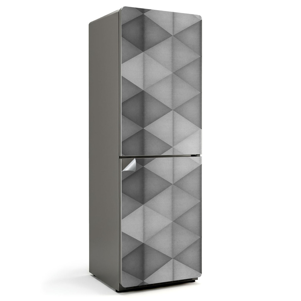 Autocolant pentru frigider Model triunghi 3D