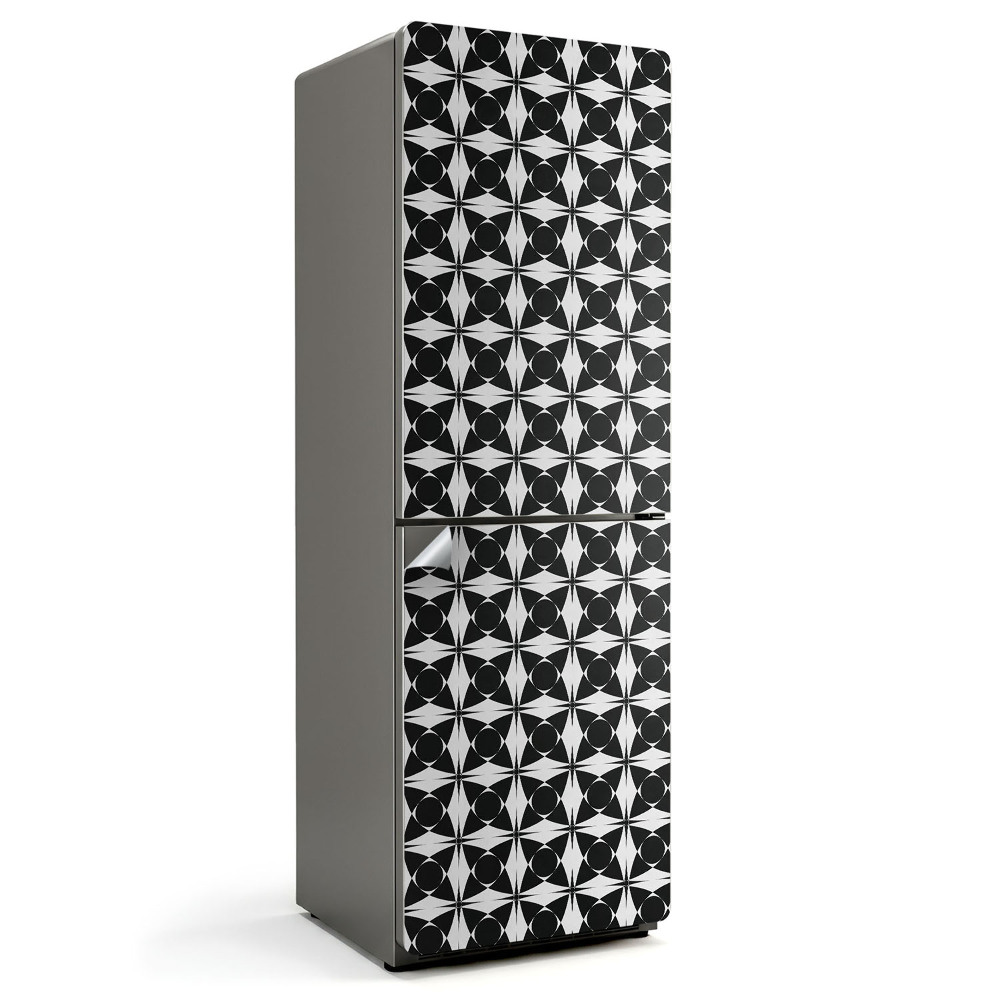 Folie frigider Model geometric de cercuri și stele