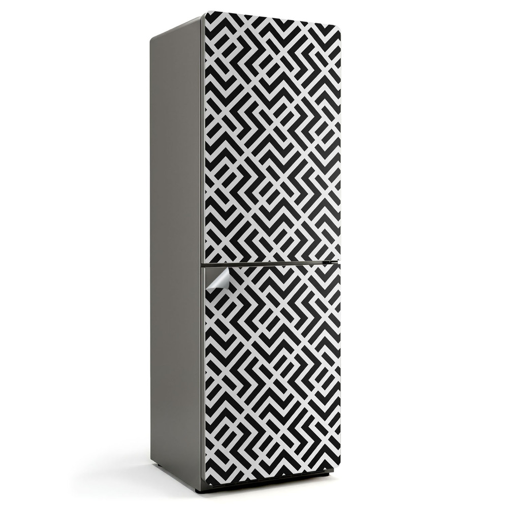 Folie pentru frigider Model geometric dinamic