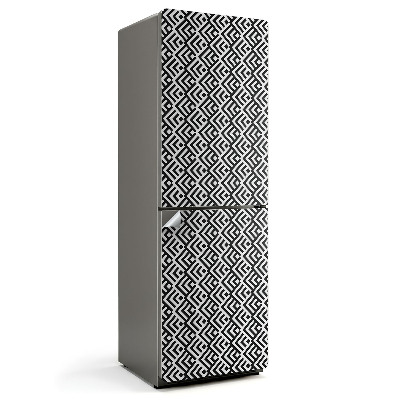 Autocolant pentru frigider Geometrie în zig-zag