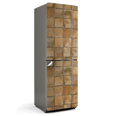 Folie pentru frigider Plăci în tonuri de pământ