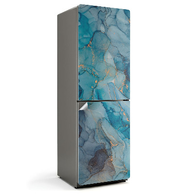 Folie frigider Valuri și pete abstracte