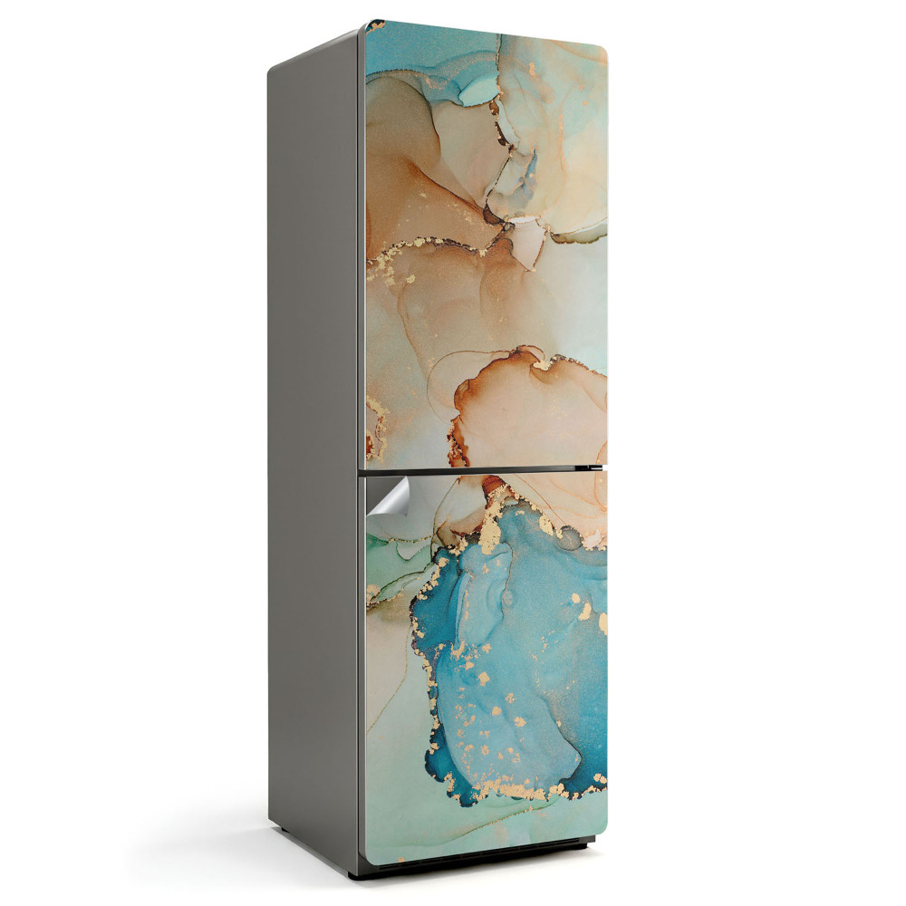 Folie pentru frigider Pete lichide abstracte