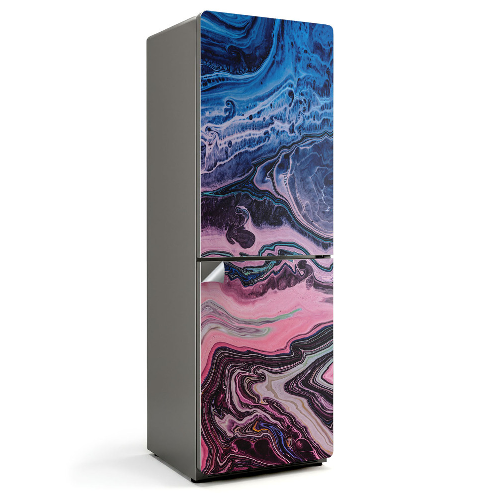 Folie pentru frigider Valuri abstracte în mișcare