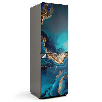 Folie pentru frigider Valuri și pete abstracte