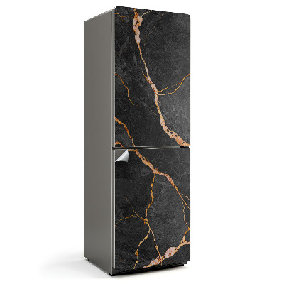 Autocolant pentru frigider Model de marmură cu vene