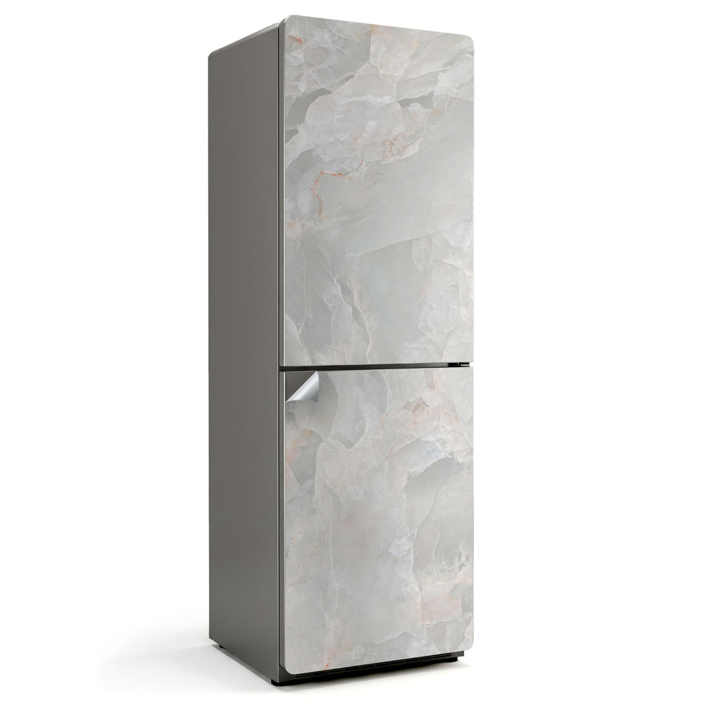 Autocolant pentru frigider Model de marmură cu vene
