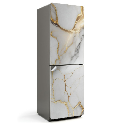 Autocolant pentru frigider Model elegant de marmură